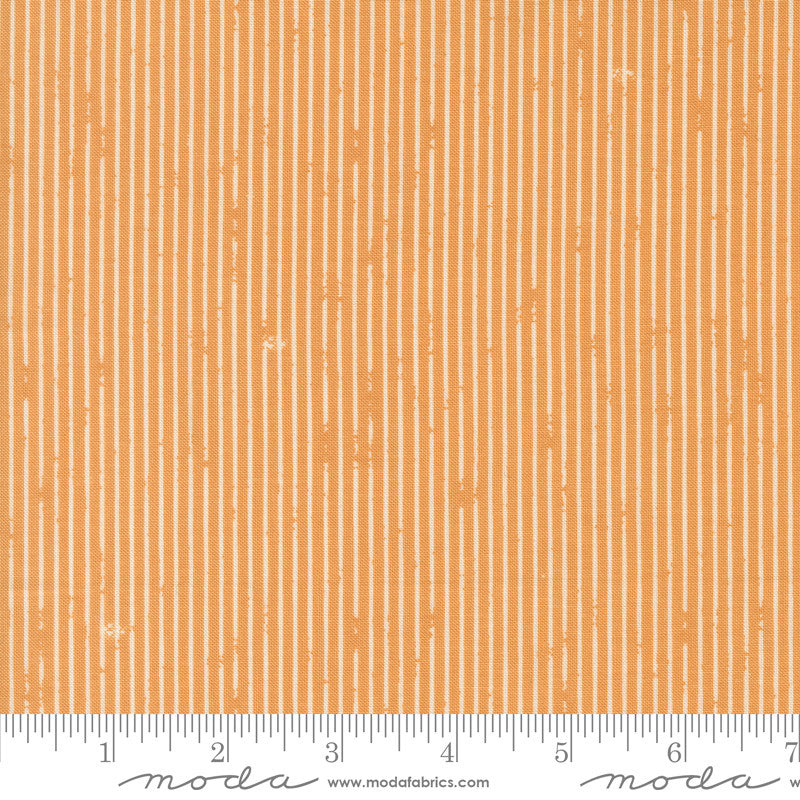 PRESALE Garden Glam Perfectly Striped Goldenrod Yardage by Lella Boutique for Moda Fabrics | 5275 15