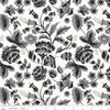 Wide Back Midnight Meadow Floral Cream by My Mind's Eye for Riley Blake Designs | Wide Quilt Backing Fabric | WB15328-CREAM