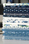Shoreline Light Blue Simple Stripe Yardage by Camille Roskelley for Moda Fabrics |55305 12