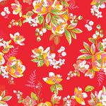 Wide Back Picnic Florals Floral Red by My Mind's Eye for Riley Blake | Wide Quilt Backing Fabric | WB14619-RED