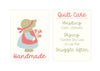 PRESALE Sunbonnet Woven Quilt Labels by Heather Briggs of My Sew Quilty Life | Pack of 8 Woven Quilt Labels | MSQL 115N