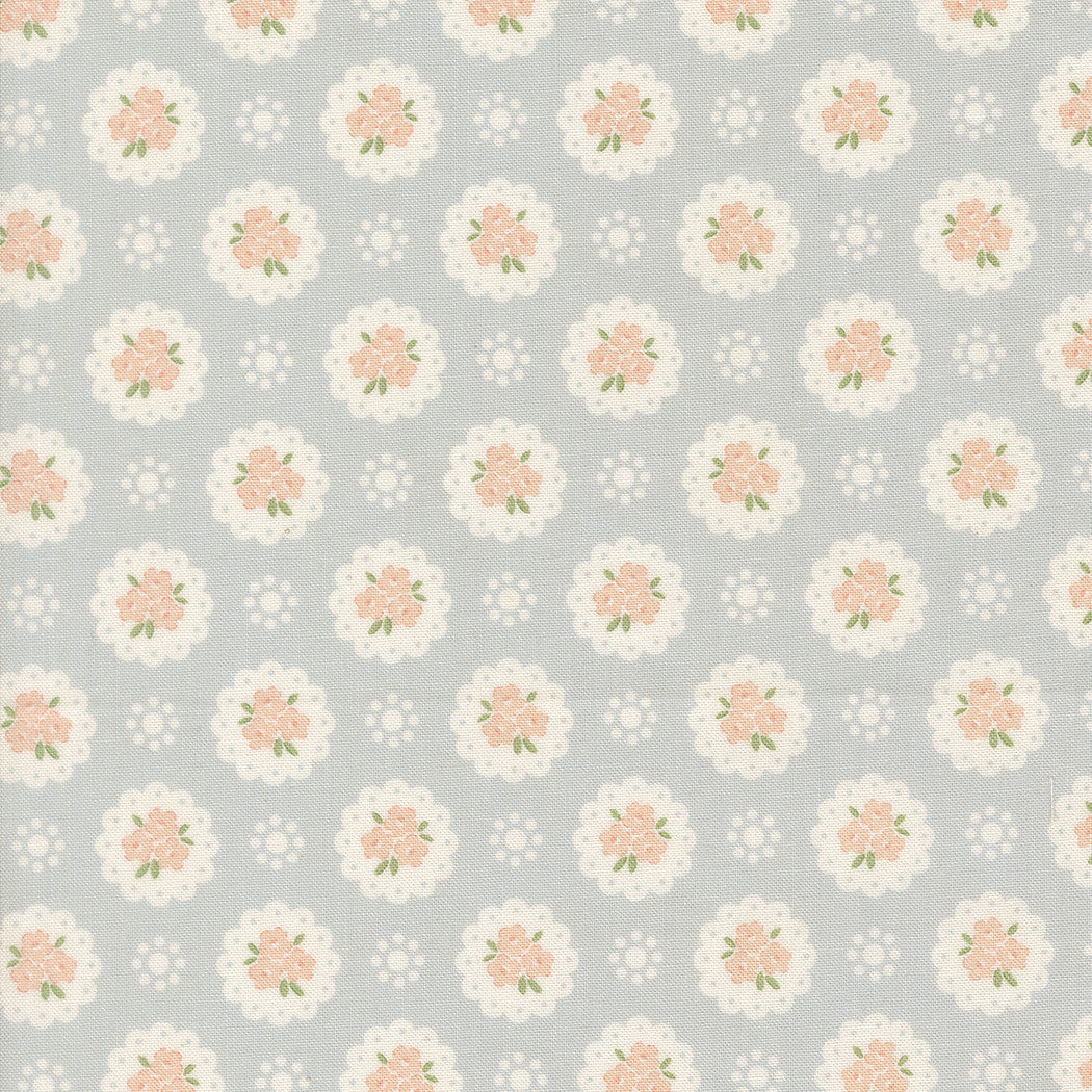 PRESALE Handmade Sweetness Doily Sky Yardage by Heather Briggs of My Sew Quilty Life for Moda Fabrics | 31792 22