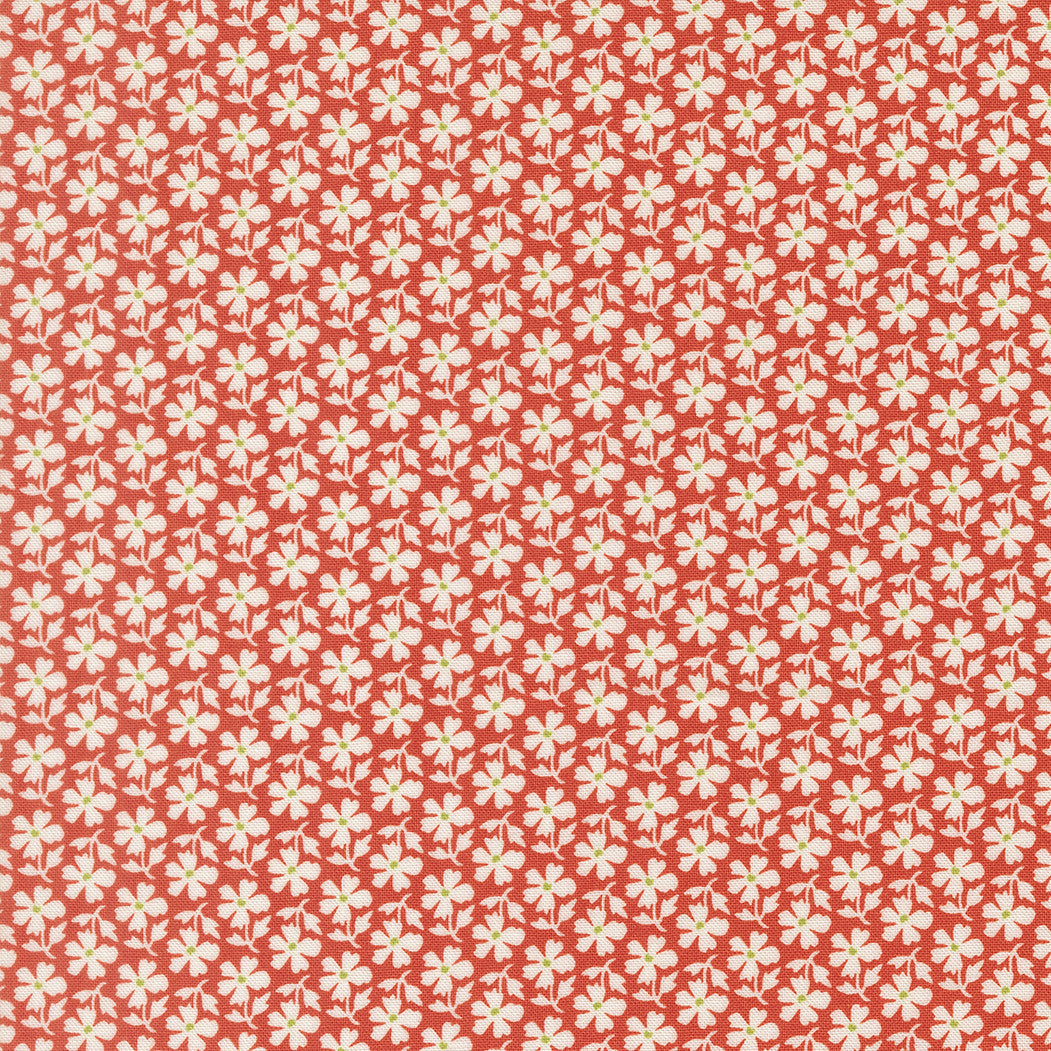 Summers End Persimmon Yardage by Fig Tree & Co for Moda Fabrics | 35434 16
