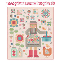 PRESALE The Quilted Farm Girl Custom Quilt Kit With Farmer's Daughter by Lori Holt of Bee in My Bonnet | Quilt Size 77" x 88"