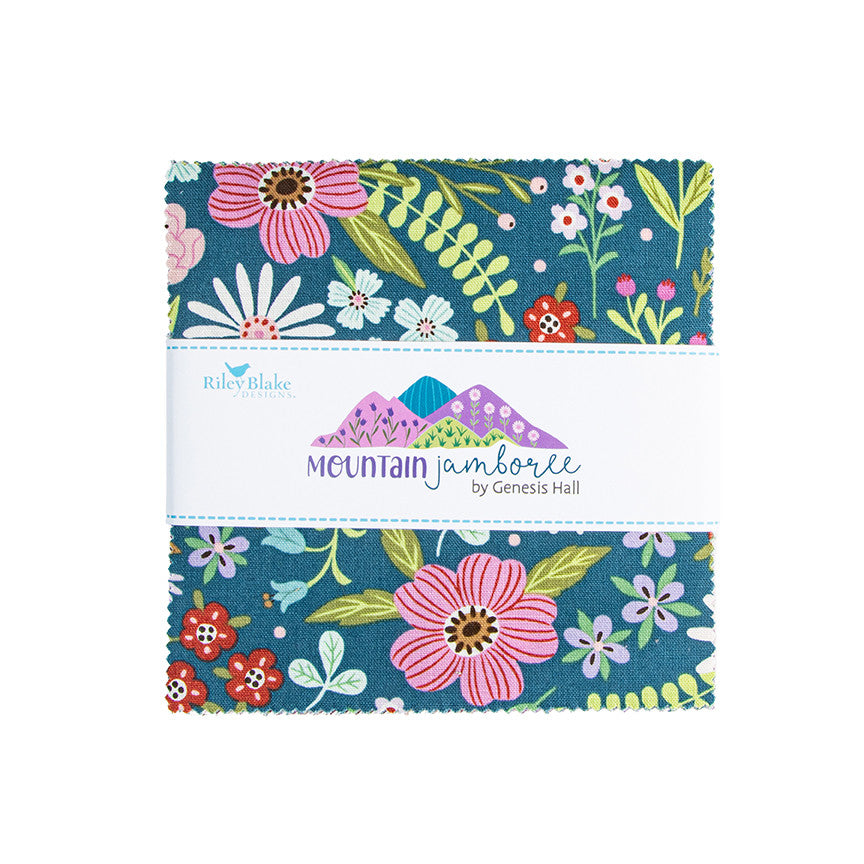 PRESALE Mountain Jamboree 5" Stacker by Genesis Hall for Riley Blake Designs | 42 Pcs | 5-18500-42