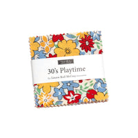 PRESALE 30s Playtime Mini Charm by Linzee McCray for Moda Fabrics | 42 Pcs | 23370MC