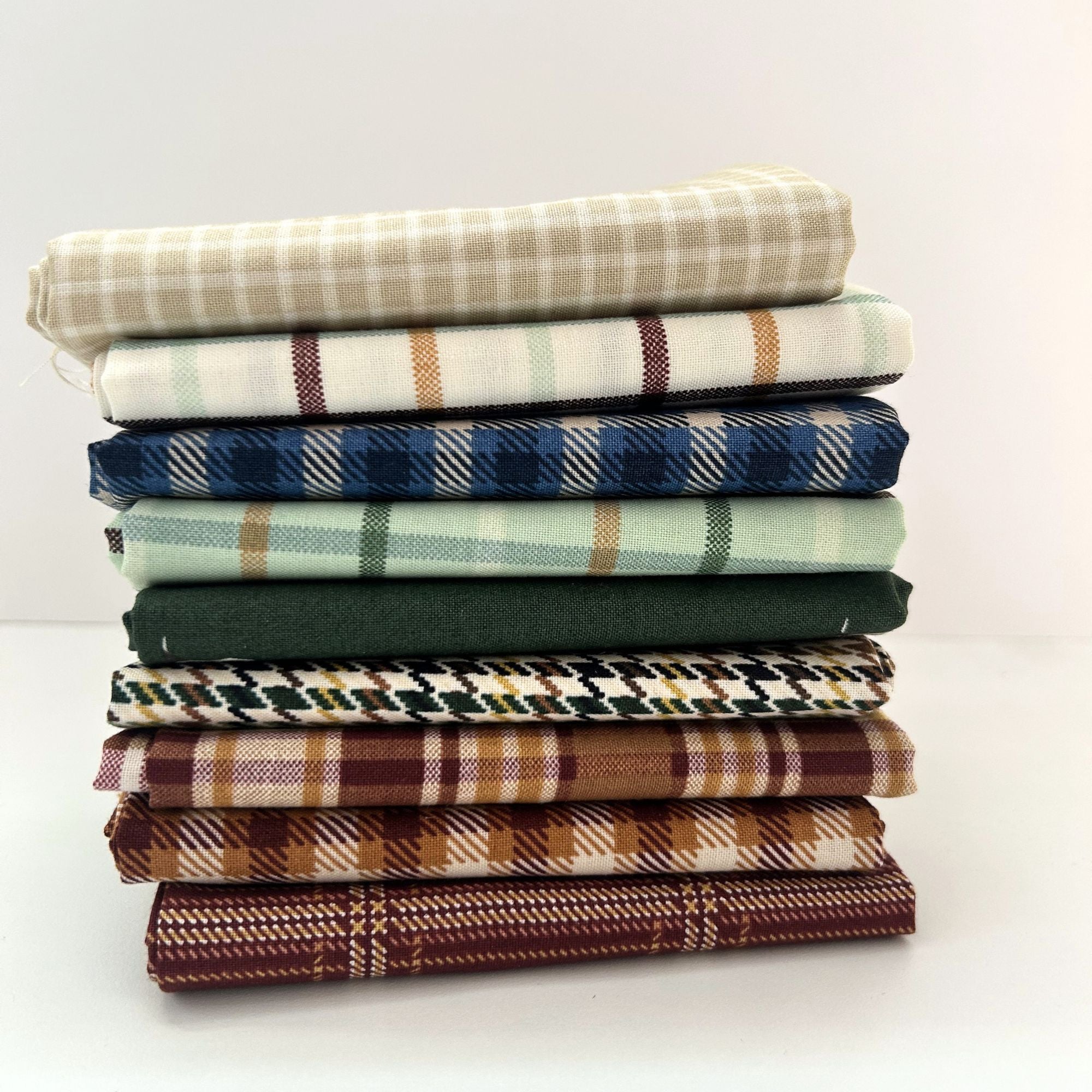 Plaid-Venture Club Custom Fat Quarter Bundle by The RBD Designers for Riley Blake Designs | 9 FQS | Curated Bundle