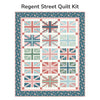 Regent Street Union Jacks Custom Quilt Kit With Mary Catherine by Amy Smart for Riley Blake Designs | Quilt Size 66" x 80"