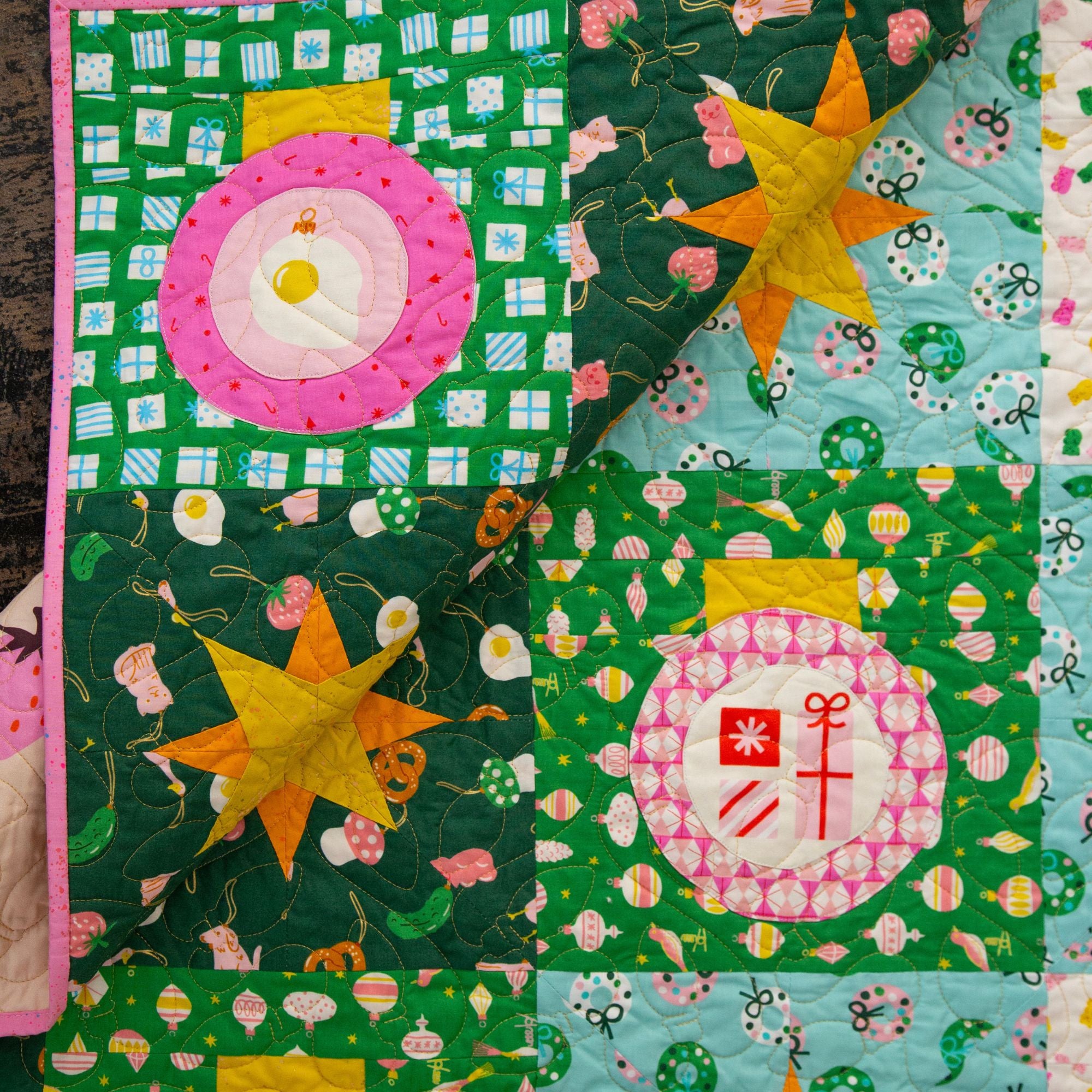 PRESALE Merry Happy Quilt Kit Boxed by Kimberly Kight for Ruby Star Society | RS3097KIT