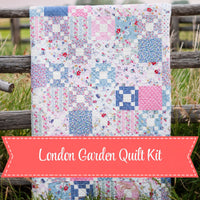 PRESALE London Garden Quilt Kit | Cath Kidston Signature Collection for Riley Blake Designs | Quilt Size 54 1/2" x 66 1/2" | FREE PATTERN