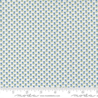 A Cat Named Stitch June Cream Blue Yardage by Camille Roskelley for Moda Fabrics | 55347 22