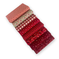 Fat Quarter Bundle Red Cherry Tart | Baked With Love by Lori Holt of Bee in My Bonnet | 8 Fat Quarters | Curated Bundle