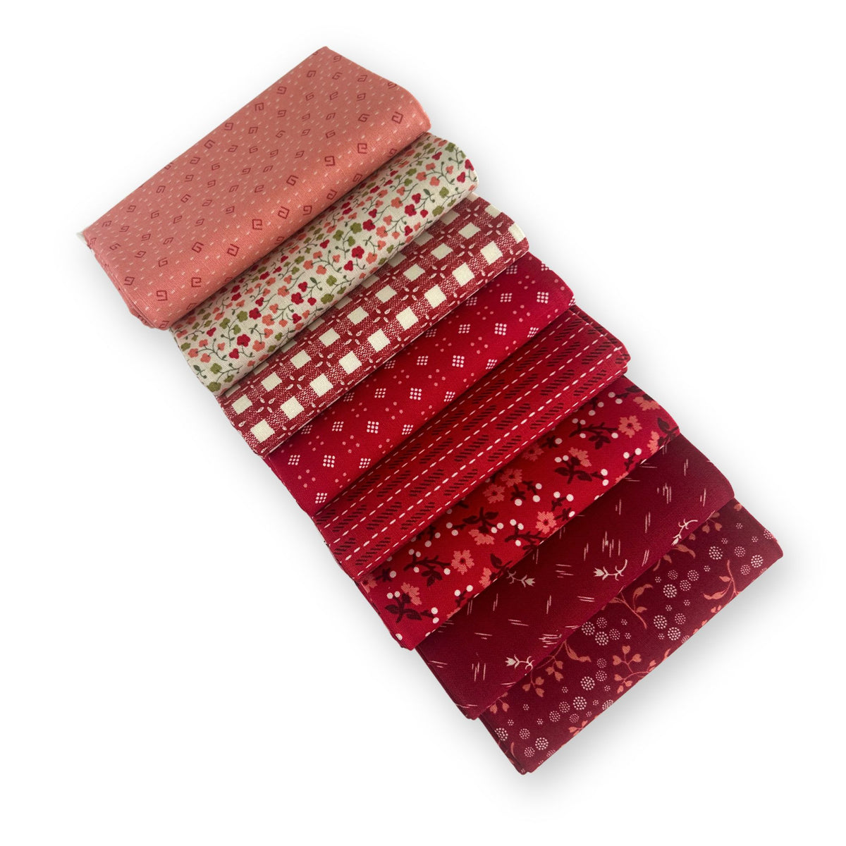 Fat Quarter Bundle Red Cherry Tart | Baked With Love by Lori Holt of Bee in My Bonnet | 8 Fat Quarters | Curated Bundle