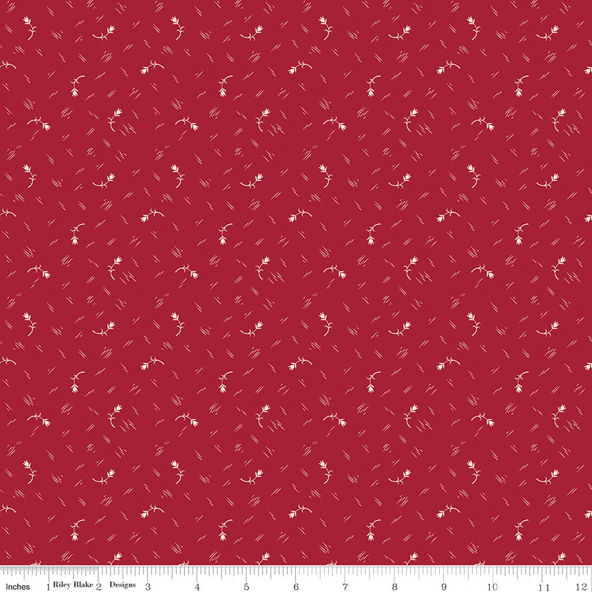 PRESALE Baked With Love Tradition Cherry Tart Yardage by Lori Holt of Bee in My Bonnet | C17797-CHERRYTART