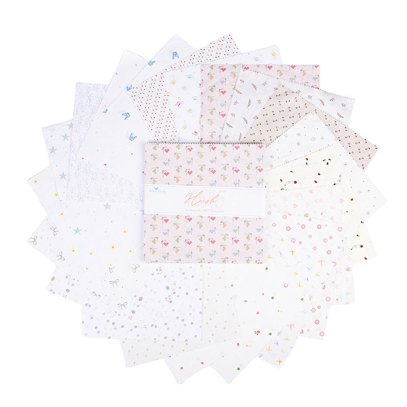 Hush Hush 5 10 Inch Stacker by Assorted Designers for Riley Blake Designs | 42 Pcs. | 10-16940-42