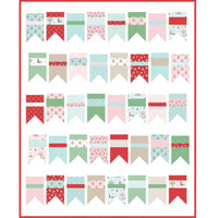 Summer Bunting Custom Quilt Kit Qith Whimsical Woodland by Tasha Noel | Quilt Size 66" x 84"