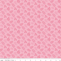 Little Darlin' Leaves Pink Yardage by the RBD Designers for Riley Blake Designs | C16974-PINK