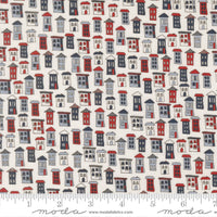 PRESALE Independence Day American Houses Vanilla Yardage by Sweetwater for Moda Fabrics | 55723 11