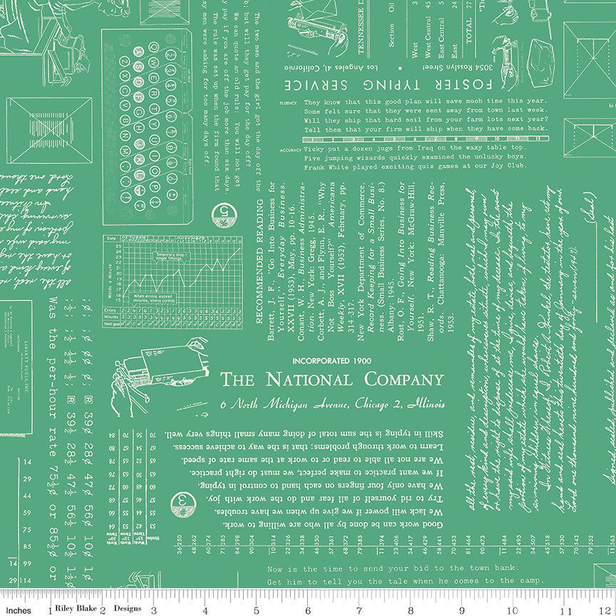 TYPE/ography Alpine Yardage by Lori Holt of Bee in My Bonnet for Riley Blake Designs | C16850-ALPINE