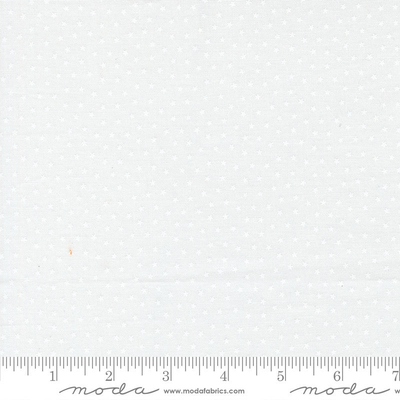 PRESALE Blueprint Starlight White White Yardage by Camille Roskelley for Moda Fabrics | 55337 21