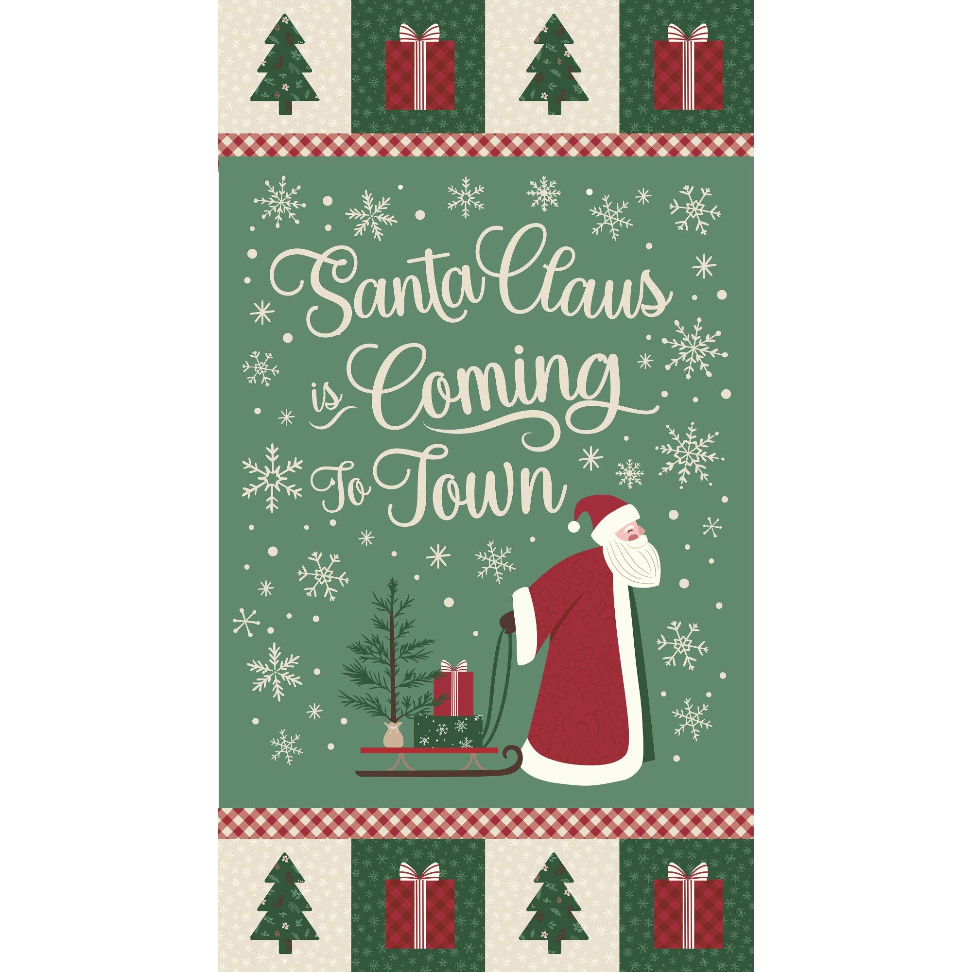 PRESALE Christmas Time Coming to Town Panel by Dani Mogstad for Riley Blake Designs | P17826-PANEL
