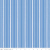 PRESALE Penelope Stripes Blue Yardage by My Mind's Eye for Riley Blake Designs |  C16645-BLUE
