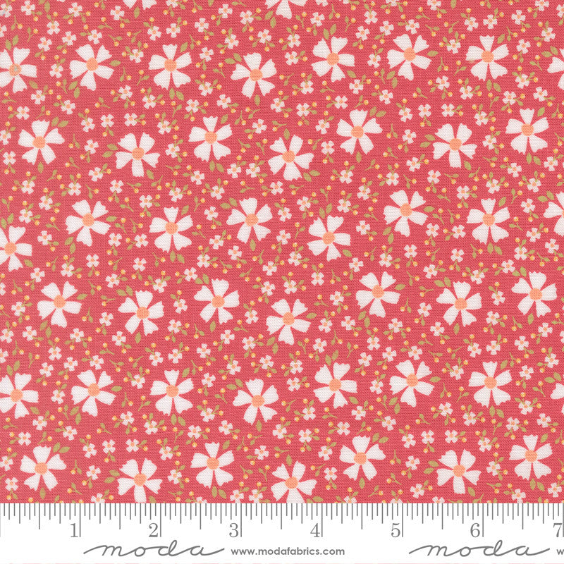 PRESALE In The Garden Bloom and Blossom Strawberry Yardage by Corey Yoder for Moda Fabrics| 29233 12