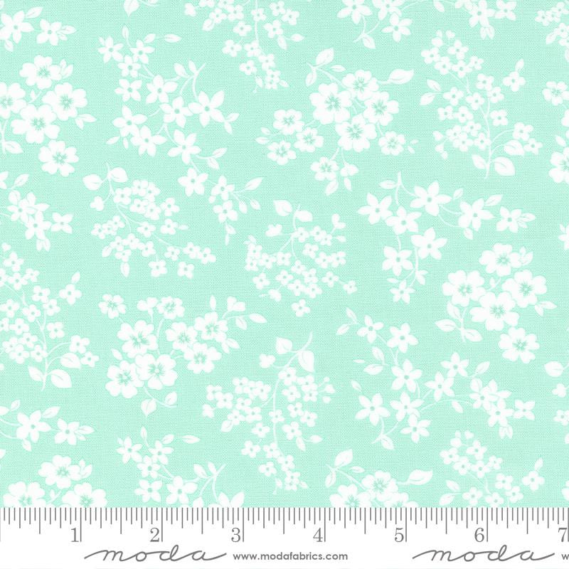 Sale! Lighthearted Aqua Gather Yardage by Camille Roskelley for Moda Fabrics |55294 13 Fat Quarter