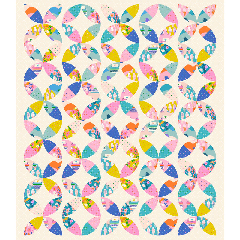 PRESALE Tangerine Custom Quilt Kit With Best Day Ever by Melody Miller for Ruby Star Society | Quilt Size 65" x 77"