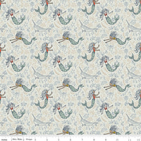 PRESALE Story Land Mermaids Mist Yardage by Sarah Jane for Riley Blake Designs | C18302-MIST
