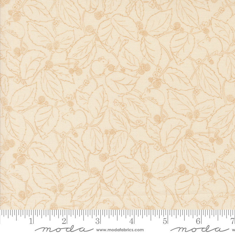 Rainier Blackberry Bramble Eggshell Yardage by Jessica Rose for Moda Fabrics | 38145 11