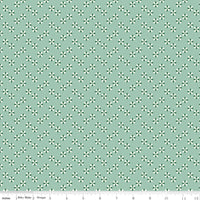 PRESALE Meadow Moments Flower Sprinkle Mint Yardage by Little Forest Atelier for Riley Blake Designs | C17235-MINT