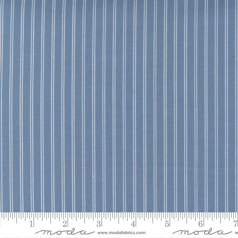 Nantucket Summer Stripe Lake Yardage by Camille Roskelley for Moda Fabrics | 55267 15