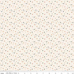 Hey Bootiful Off White Dots Yardage by My Mind's Eye for Riley Blake Designs |C13135 OFFWHITE