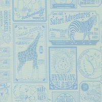 Animal Park Fun Vintage Zoo Water Yardage by Stacy Iest Hsu for Moda Fabrics | 20965 14