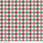 Merry Little Christmas Multi Check Yardage by My Mind's Eye for Riley Blake Designs |C14848 MULTI