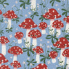 PRESALE Funny Valentine Mushrooms Sky Yardage by Lizzy House for Moda Fabrics | 37141 25