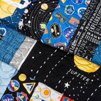 PRESALE Solar System Explorer Quilt Kit | Reach for the Stars Nasa for Riley Blake Designs | Quilt Size is 63 1/2" x 72 1/2" | FREE PATTERN