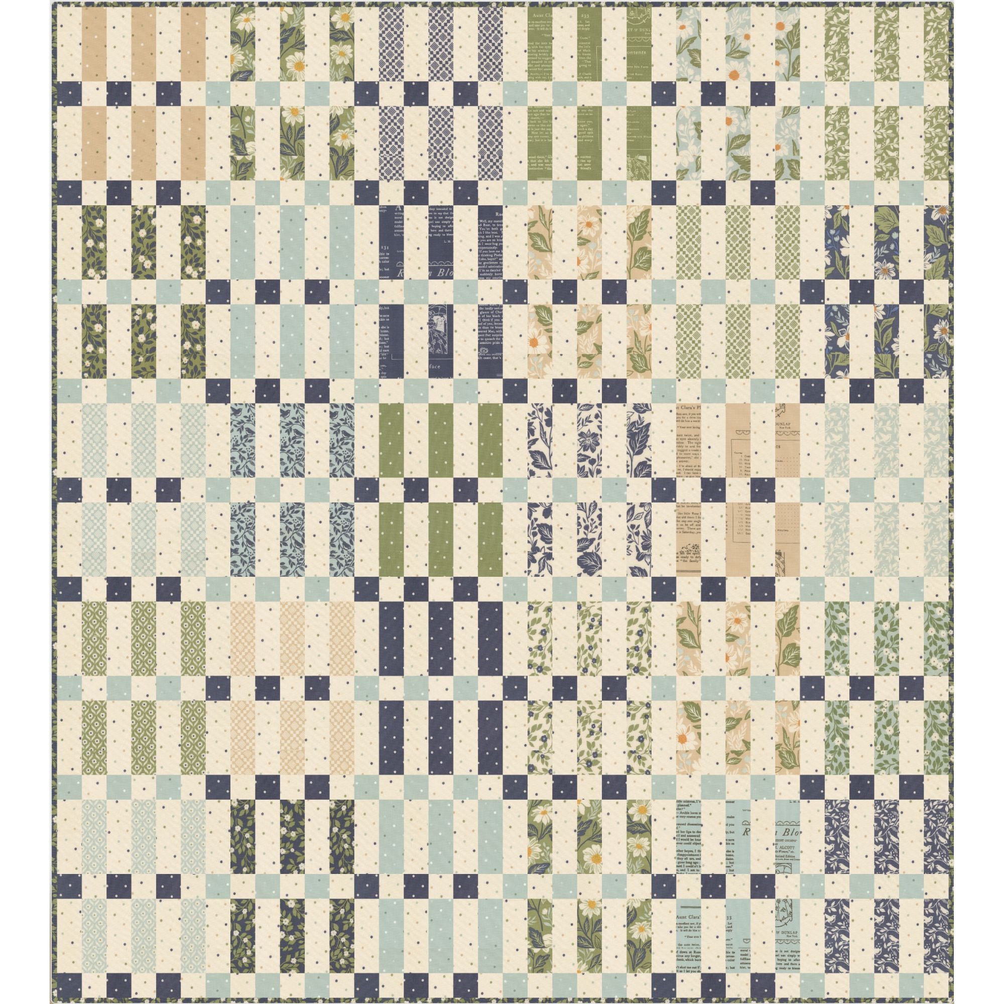 PRESALE Woven Custom Quilt Kit With True Love by Lella Boutique for Moda Fabrics | Quilt Size 72 1/2” x 80 1/2”