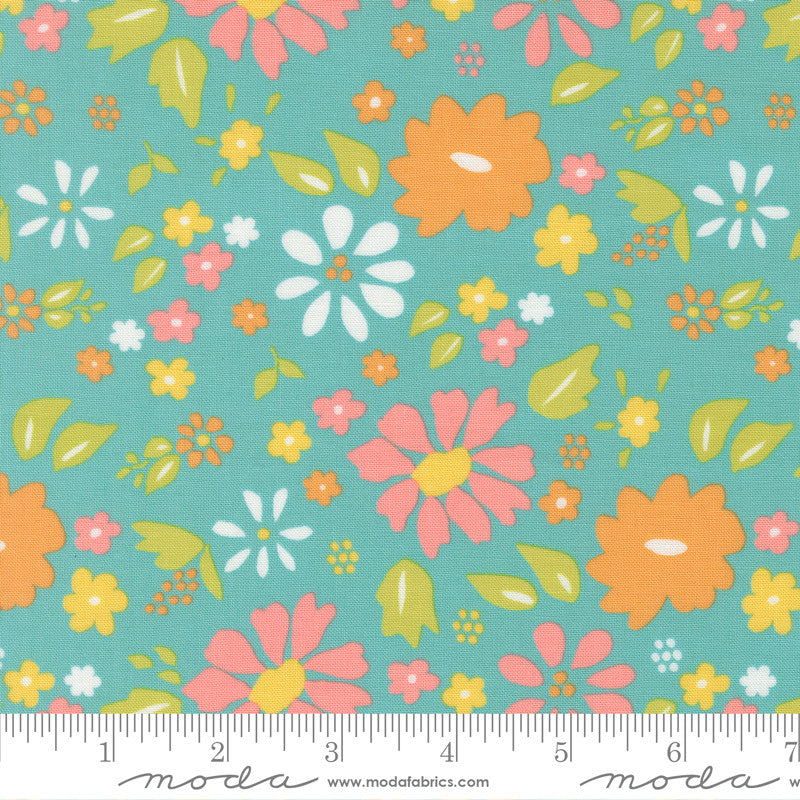 PRESALE Delightfully Yours Wildflower Poolside by Sherri & Chelsi for Moda Fabrics | 37700 18