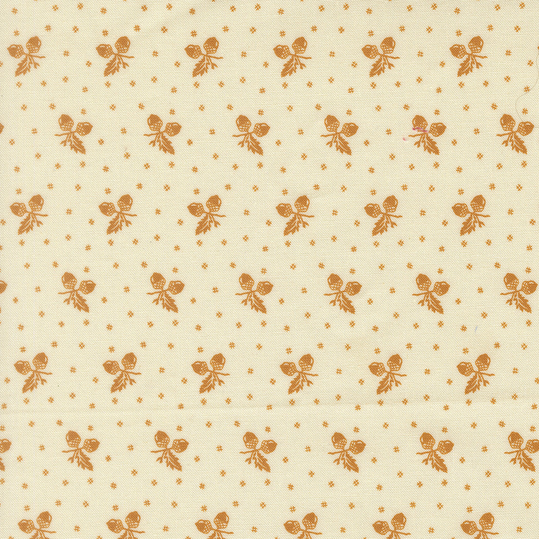PRESALE Butternut and Sage Acorn Medley Cream Butterscotch Yardage by Fig Tree & Co for Moda Fabrics | 35445 27
