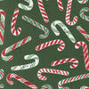 Tiny Christmas Candy Cane Pine Yardage by Lizzy House for Moda Fabrics | 37134 19