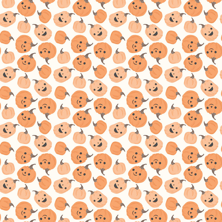 Frank and Friends Pumpkins Cloud Yardage by My Mind's Eye for Riley Blake Designs | C17472-CLOUD
