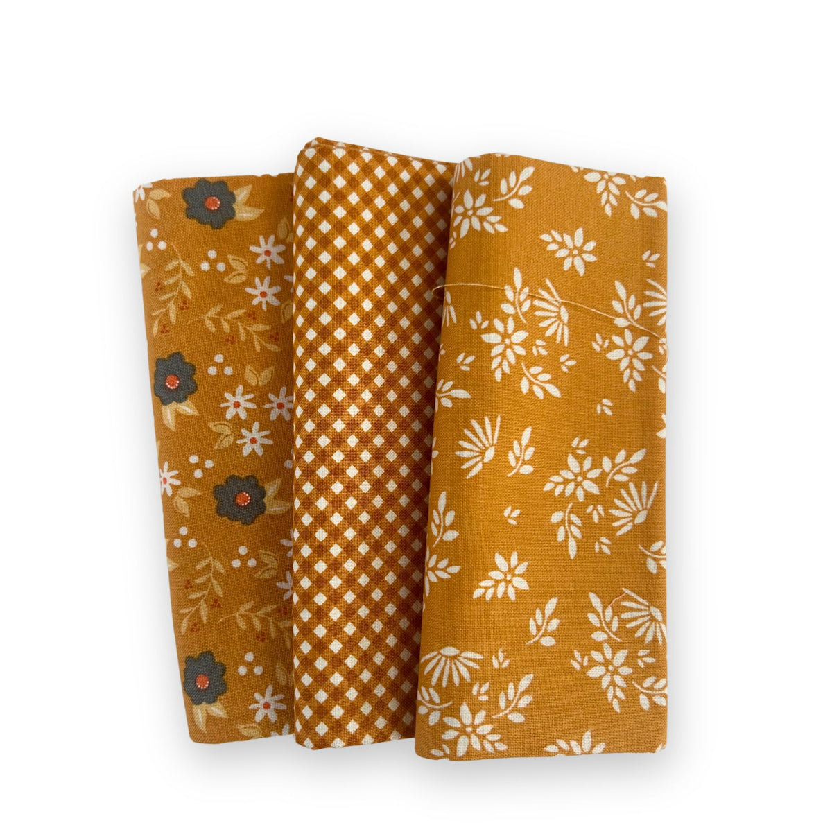 Fat Quarter Bundle Golden | Birch and Willow by Sherri & Chelsi for Moda Fabrics | 3 Fat Quarters | Curated Bundle