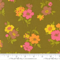 Happy Daze Groovy Garden Avocado Yardage by Chloe’s Closet for Moda Fabrics | 33843 11