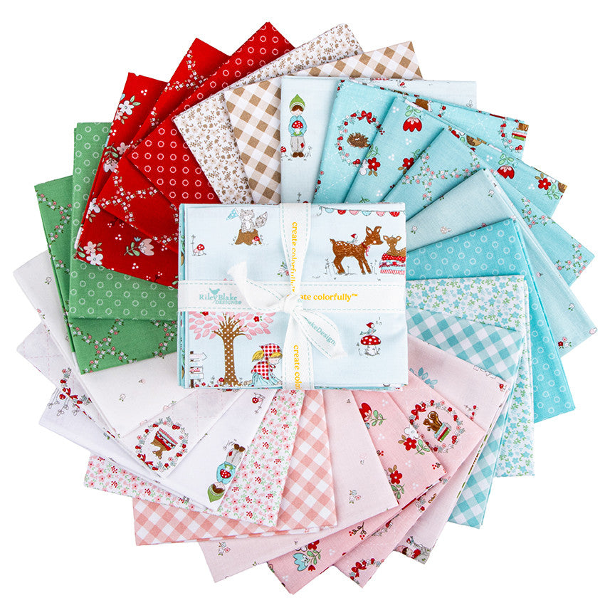 Whimsical Woodland Fat Quarter Bundle by Tasha Noel for Riley Blake Designs | 24 Pcs | FQ-17640-24