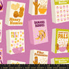 Egg and Friends Part Of This Complete Breakfast Heliotrope Yardage by Kimberly Kight for Ruby Star Society | RS3106 14
