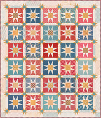 PRESALE Spacious Skies Quilt Kit Boxed With Americana by Lori Holt of Bee in My Bonnet | KT-16080