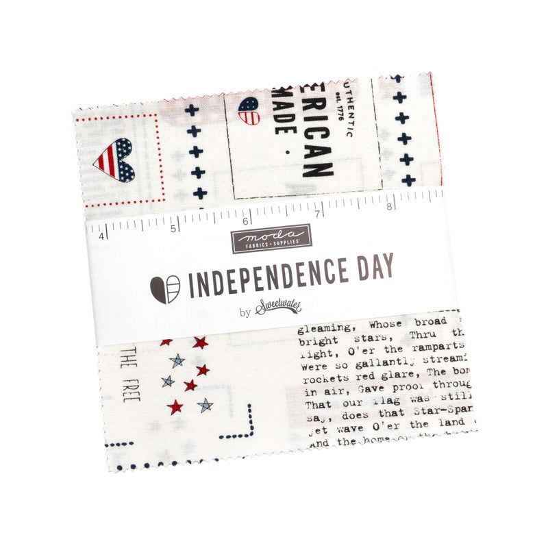 Independence Day Charm Pack 5" by Sweetwater for Moda Fabrics | 42 Pcs | 55720PP