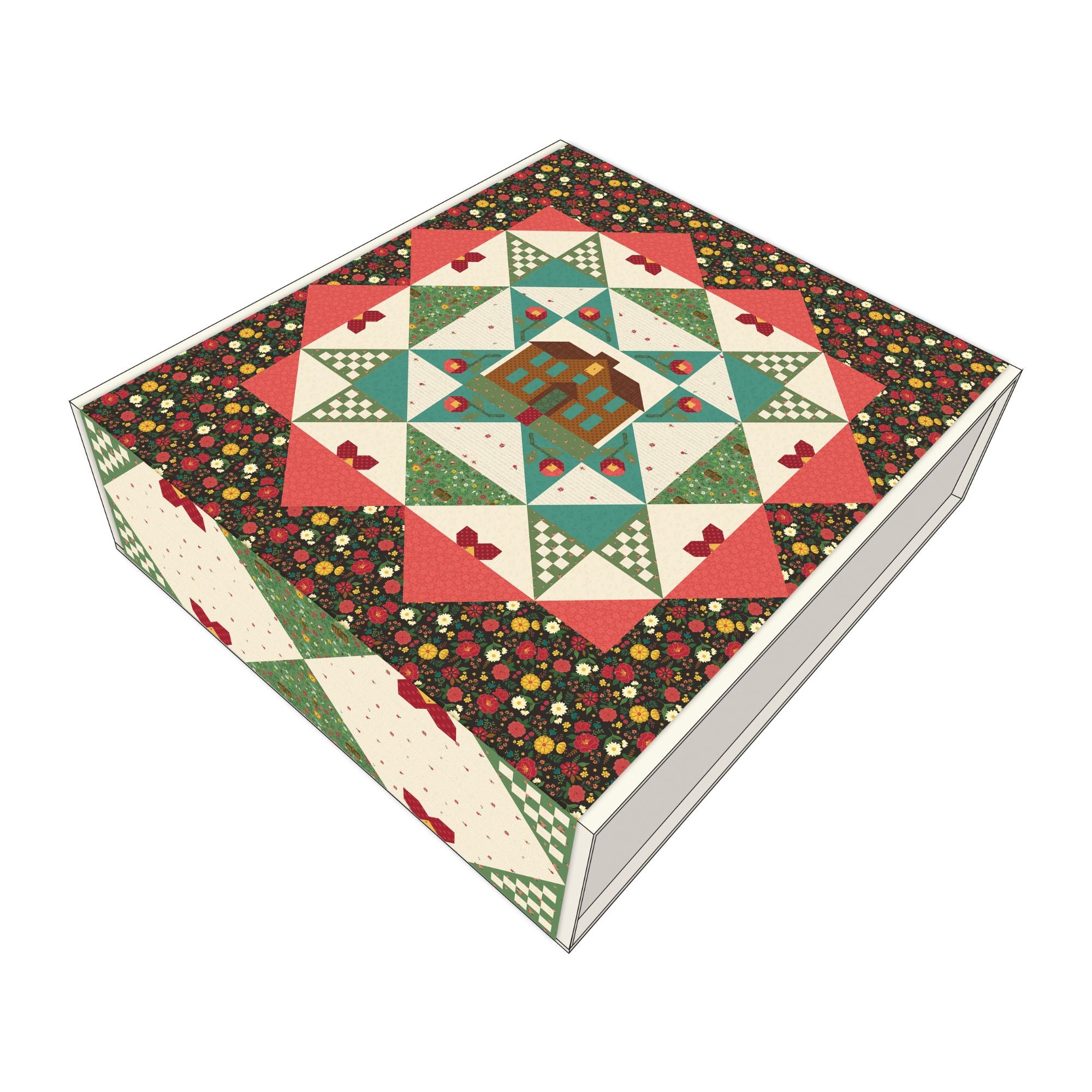PRESALE Orchard House Quilt Kit Boxed With Orchard House by Heather Peterson for Riley Blake Designs | KT-17720